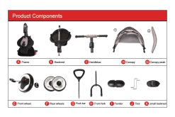Q-Play QPlay Tricycle Rito 3 In 1 - Drenge Og Piger - Blå - Deluxe -Cykler Salgsbutik 11.Product Components