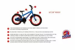 Volare Rocky Børnecykel - 16 Tommer - Grøn - 95% Samlet - Prime Collection -Cykler Salgsbutik 16 18 inch Rockys y7bj nt