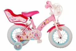 Disney Princess Børnecykel - Piger - 12 Tommer - Lyserød - To Håndbremser