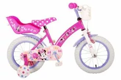 Disney Minnie Børnecykel - Piger - 14 Tommer - Pink