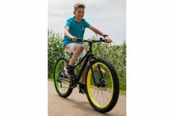 Volare Gradient Børnecykel - Drenge - 24 Tommer - Sort Grøn Gul - 7 Gear - Prime Collection -Cykler Salgsbutik 22478 W1800 3gbo ns