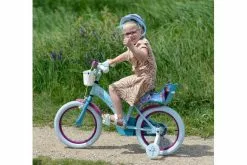 Disney Frozen 2 - Børnecykel - Piger - 16 Tommer - Blå / Lilla -Cykler Salgsbutik 91650CH W1800