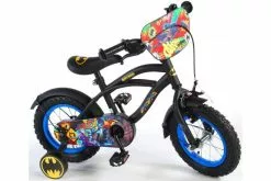 Batman Børnecykel - Drenge - 12 Tommer - Sort -Cykler Salgsbutik Batman 12 inch kinderfiets 1 W1800