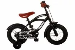 Volare Black Cruiser Børnecykel - Drenge - 12 Tommer - Sort