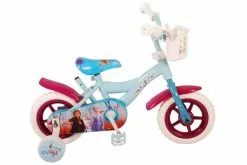 Disney Frozen 2 Børnecykel - Piger - 10 Tommer - Blå / Lilla - Fast Gear