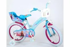 Disney Frozen 2 - Børnecykel - Piger - 16 Tommer - Blå / Lilla -Cykler Salgsbutik Disney Frozen II 16 inch fiets 1 W1800