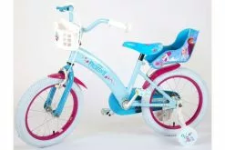 Disney Frozen 2 - Børnecykel - Piger - 16 Tommer - Blå / Lilla -Cykler Salgsbutik Disney Frozen II 16 inch fiets 28 W1800