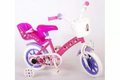 Disney Minnie Cutest Ever! Børnecykel - Piger - 12 Tommer - Lyserød - Fast Gear -Cykler Salgsbutik Disney Minnie 12 inch 1 W1800