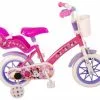 Disney Minnie Cutest Ever! Børnecykel - Piger - 12 Tommer - Lyserød - Fast Gear