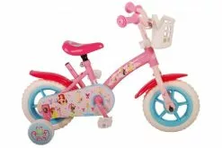 Disney Princess Børnecykel - Piger - 10 Tommer - Pink / Hvid - Fast Gear