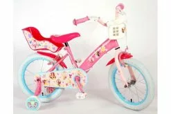 Disney Princess Børnecykel - Piger - 16 Tommer - Pink Blå - To Håndbremser -Cykler Salgsbutik Disney princes 16 inch 1 W1800