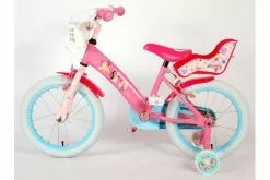 Disney Princess Børnecykel - Piger - 16 Tommer - Pink Blå - To Håndbremser -Cykler Salgsbutik Disney princes 16 inch 12 W1800