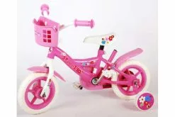 Yipeeh Flowerie Børnecykel - Piger - 10 Tommer - Pink / Hvid - Fast Gear -Cykler Salgsbutik Flowerie 1 inch 13 W1800