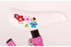Yipeeh Flowerie Børnecykel - Piger - 10 Tommer - Pink / Hvid - Fast Gear -Cykler Salgsbutik Flowerie 1 inch 7 W1800