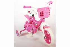 Yipeeh Flowerie Børnecykel - Piger - 10 Tommer - Pink / Hvid - Fast Gear -Cykler Salgsbutik Flowerie 1 inch 8 W1800