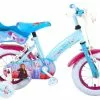 Disney Frozen 2 Børnecykel - Piger - 12 Tommer - Blå / Lilla - To Håndbremser