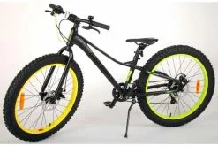 Volare Gradient Børnecykel - Drenge - 24 Tommer - Sort Grøn Gul - 7 Gear - Prime Collection -Cykler Salgsbutik Gradient Geel Groen 24 inch 16 W1800