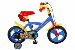 Disney Mickey Børnecykel - 12 Tommer - Rød/Blå - Fast Gear