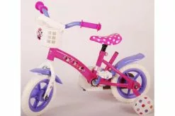 Disney Minnie Cutest Ever! Børnecykel - Piger - 10 Tommer - Pink / Hvid / Lilla - Fast Gear -Cykler Salgsbutik Minnie Cutest Ever 10 inch 12 W1800