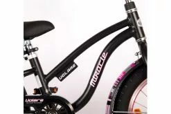 Volare Miracle Cruiser Børnecykel - Piger - 16 Tommer - Matt Black - Prime Collection -Cykler Salgsbutik Miracle 16 inch 5 W1800