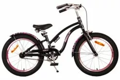 Volare Miracle Cruiser Børnecykel - Piger - 18 Tommer - Matt Black - Prime Collection