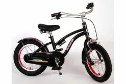 Volare Miracle Cruiser Børnecykel - Piger - 14 Tommer - Matt Black - Prime Collection -Cykler Salgsbutik Miracle Cruiser Zwart 14 inch 1 W1800
