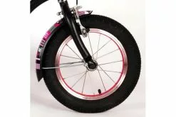 Volare Miracle Cruiser Børnecykel - Piger - 14 Tommer - Matt Black - Prime Collection -Cykler Salgsbutik Miracle Cruiser Zwart 14 inch 4 W1800