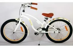 Volare Miracle Cruiser Børnecykel - Piger - 20 Tommer - Hvid - Prime Collection -Cykler Salgsbutik Miracle Cruiser 20 inch 12 W1800 bc14 w1