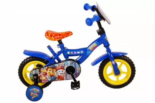 Paw Patrol The Movie Børnecykel - Drenge - 10 Tommer - Blå - Fast Gear -Cykler Salgsbutik Paw Patrol 10 inch 2 tr W1800