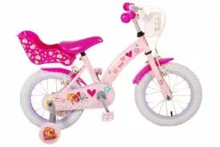 Paw Patrol Børnecykel - Piger - 14 Tommer - Pink - To Håndbremser
