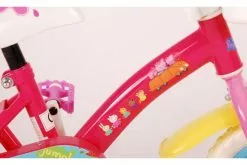 Peppa Pig Børnecykel - Piger - 10 Tommer - Pink / Blue - Fast Gear -Cykler Salgsbutik Peppa Pig fiets 10 inch 6 W1800