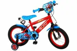 Spiderman Spider-Man Børnecykel - Drenge - 14 Tommer - Rød/Blå - To Håndbremser -Cykler Salgsbutik Spiderman 14 inch 1 tr W1800