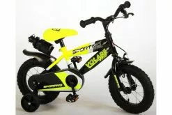 Volare Sportivo Børnecykel - Drenge - 12 Tommer - Neon Gul/Sort - 95% Samlet -Cykler Salgsbutik Sportivo 12 inch geel 1 W1800