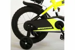 Volare Sportivo Børnecykel - Drenge - 14 Tommer - Neon Gul/Sort - 95% Samlet -Cykler Salgsbutik Sportivo 14 inch geel 3 W1800