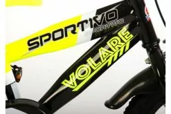 Volare Sportivo Børnecykel - Drenge - 14 Tommer - Neon Gul/Sort - 95% Samlet -Cykler Salgsbutik Sportivo 14 inch geel 6 W1800
