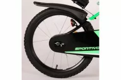 Volare Sportivo Børnecykel - Drenge - 18 Tommer - Neon Grøn Sort - 95% Samlet -Cykler Salgsbutik Sportivo groen 18 inch 3 W1800