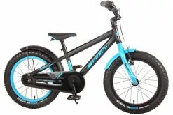 Volare Rocky Børnecykel - 16 Tommer - Sort/Blå - 95% Samlet - Prime Collection -Cykler Salgsbutik Volare 16 inch Rocky tr W1800