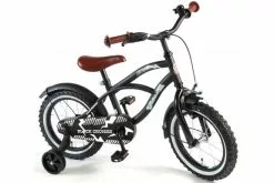 Volare Black Cruiser Børnecykel - Drenge - 14 Tommer - Sort - 95% Samlet -Cykler Salgsbutik Volare Black Cruiser 14 inch jongensfiets 1 W1800
