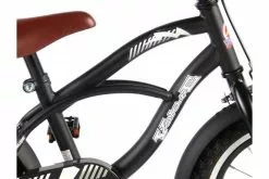 Volare Black Cruiser Børnecykel - Drenge - 14 Tommer - Sort - 95% Samlet -Cykler Salgsbutik Volare Black Cruiser 14 inch jongensfiets 6 W1800