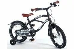 Volare Black Cruiser Børnecykel - Drenge - 16 Tommer - Sort - To Håndbremser -Cykler Salgsbutik Volare Black Cruiser 16 inch jongensfiets 1 W1800