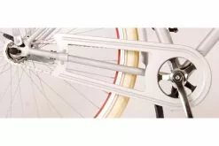 Volare Classic Oma Damecykel - 51 Centimeter - Matt Sølv -Cykler Salgsbutik Volare Classic Oma 28 inch mat Silver 5 W1800 lmgo vz