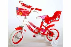 Volare Lovely Børnecykel - Piger - 12 Tommer - Rød -Cykler Salgsbutik Volare Lovely kinderfiets 20 W1800