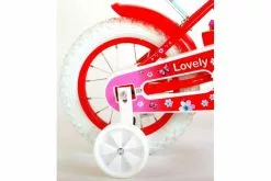 Volare Lovely Børnecykel - Piger - 12 Tommer - Rød -Cykler Salgsbutik Volare Lovely kinderfiets 5 W1800