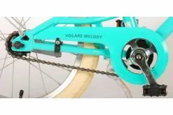Volare Melody Børnecykel - Piger - 16 Tommer - Turkis - Prime Collection -Cykler Salgsbutik Volare Melody 16 inch Turquoise 5 W1800