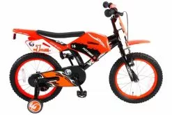 Volare Motorcykel Børnecykel - Drenge - 16 Tommer - Orange - 95% Samlet