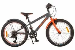 Volare Rocky Børnecykel - 20 Tommer - Grey Orange - 6 Speed - Prime Collection