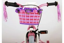 Volare Rose Børns Cykel - Piger - 14 Tommer - Lyserød/Hvid - 95% Samlet -Cykler Salgsbutik Volare Rose 14 inch fiets 12 W1800