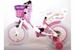 Volare Rose Børns Cykel - Piger - 14 Tommer - Lyserød/Hvid - 95% Samlet -Cykler Salgsbutik Volare Rose 14 inch fiets 14 W1800
