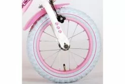 Volare Rose Børns Cykel - Piger - 14 Tommer - Lyserød/Hvid - 95% Samlet -Cykler Salgsbutik Volare Rose 14 inch fiets 4 W1800