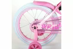 Volare Rose Børns Cykel - Piger - 16 Tommer - Lyserød/Hvid - 95% Samlet -Cykler Salgsbutik Volare Rose 16 inch fiets 4 W1800